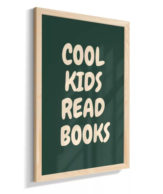 Cool kids read books (verde)