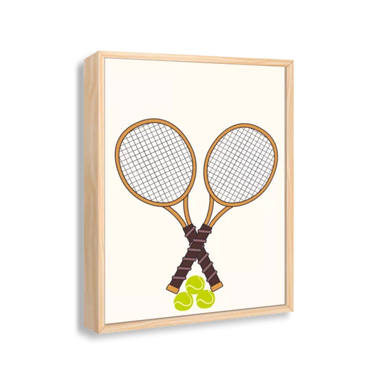 Raquetes e bolas de tenis