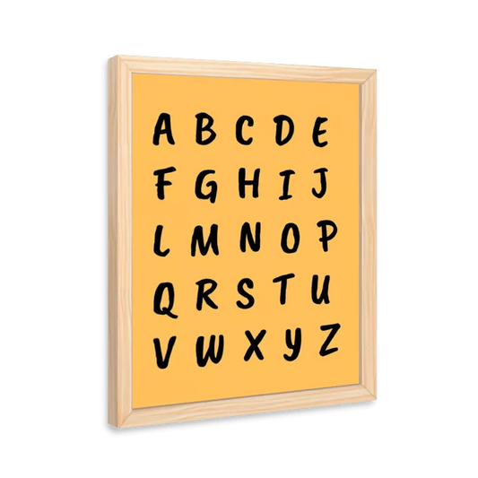 Alfabeto (amarelo e preto)