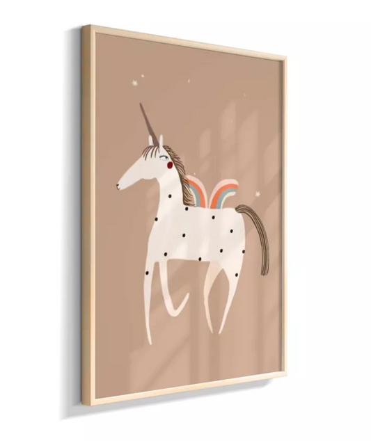 Unicórnio lúdico (fundo neutro)