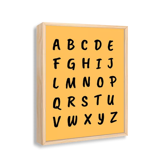Alfabeto (amarelo e preto)