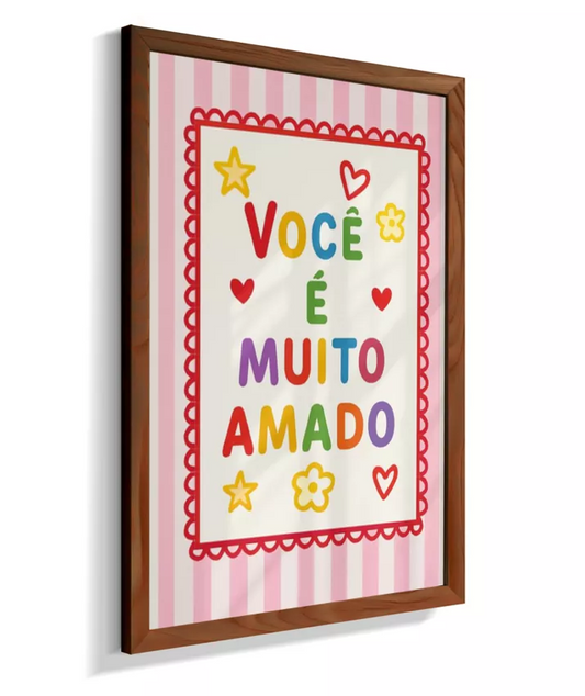 Você é muito amado (listrado)