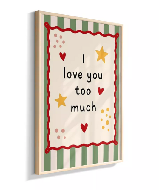 I Love you so much (listrado verde_