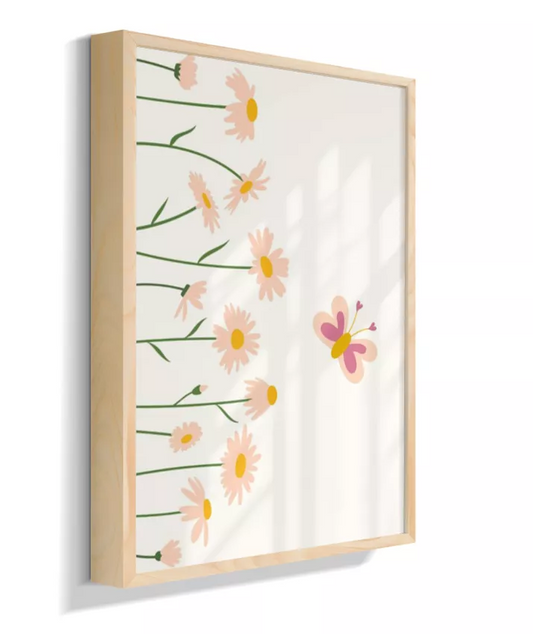 Jardim com borboleta