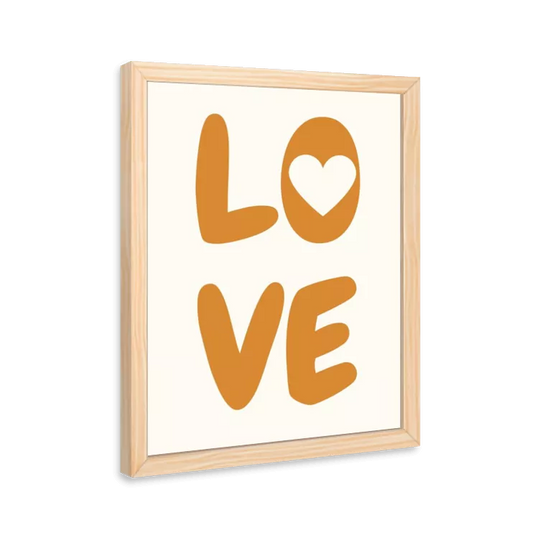 Love (bege e laranja)