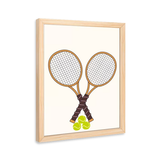 Raquetes e bolas de tenis