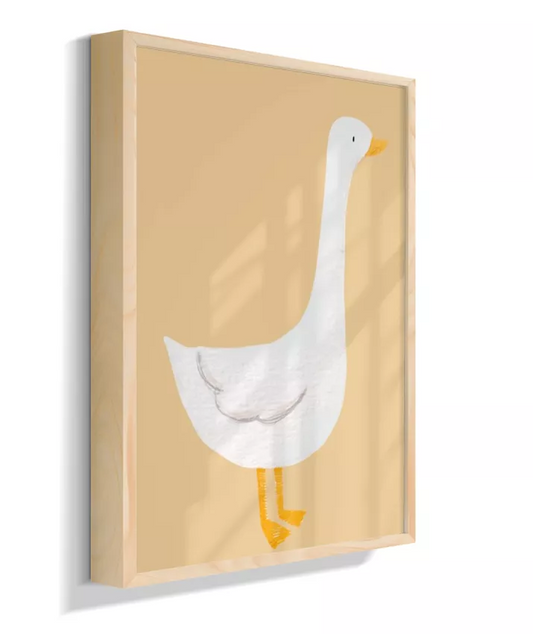 Pato pintado (fundo amarelo)