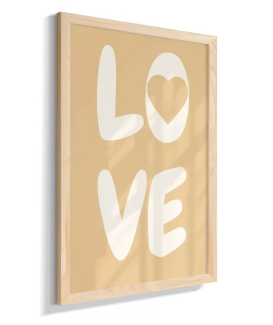 LOVE (fundo amarelo)