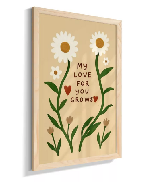 My love for you grows