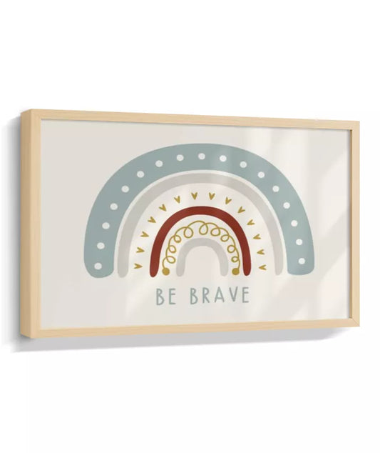 Arco-iris azul Be Brave