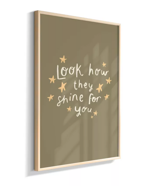 Shine for you (fundo verde)