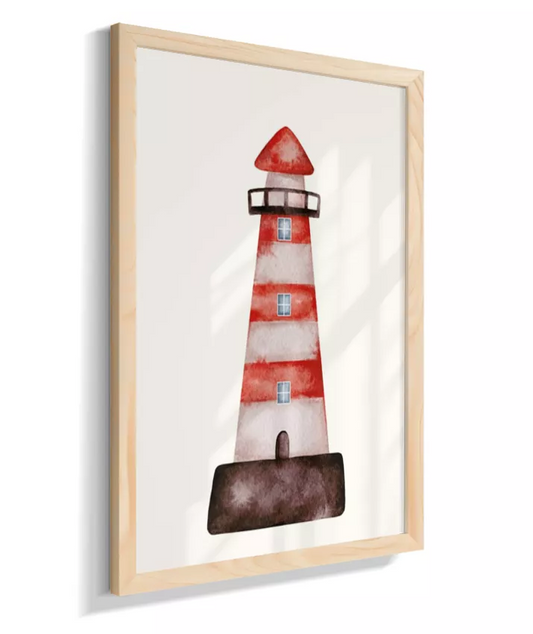 Farol vermelho nautico