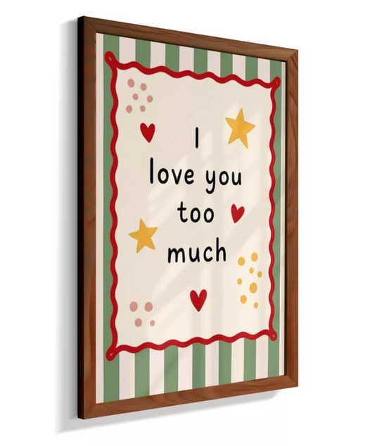 I Love you so much (listrado verde_