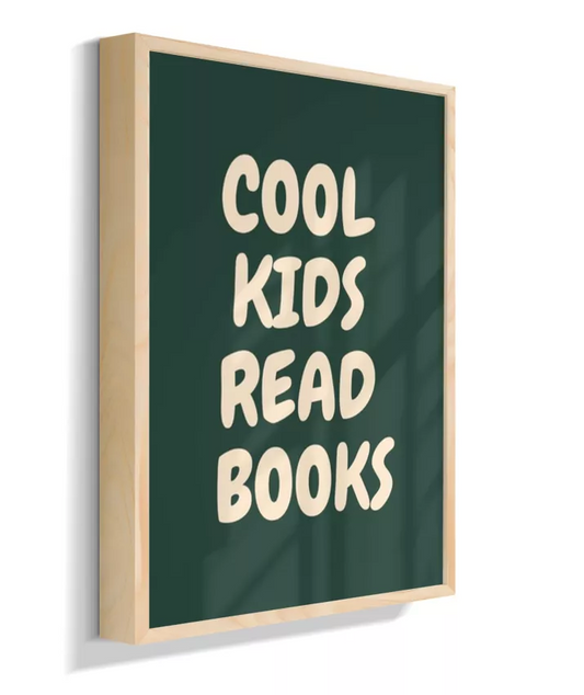 Cool kids read books (verde)