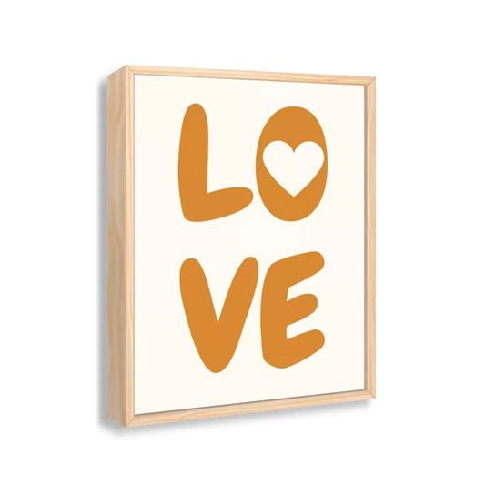 Love (bege e laranja)