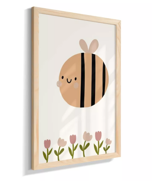 Abelha no jardim (boho)