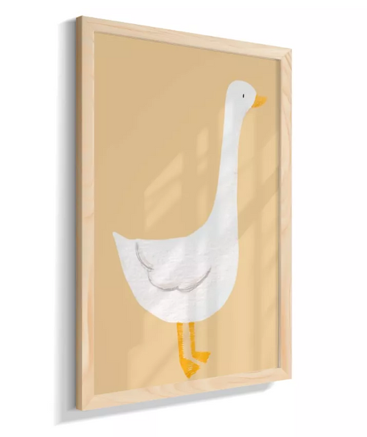 Pato pintado (fundo amarelo)