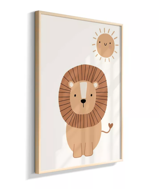 Leão com sol (boho)