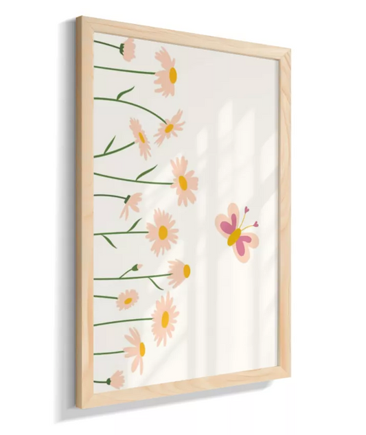 Jardim com borboleta