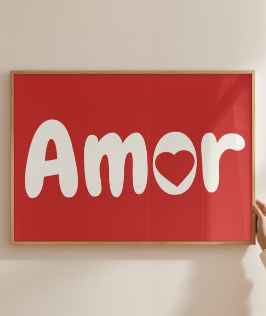 Amor (vermelho na horizontal)