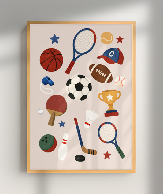 Esportes (futebol, tenis, basquete)