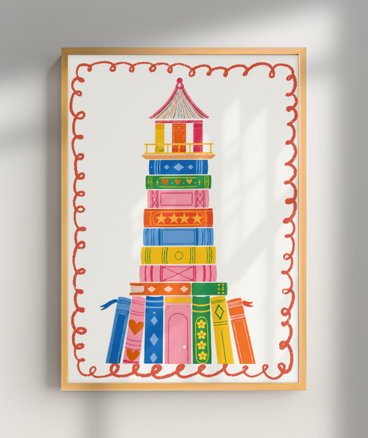Castelo de livros