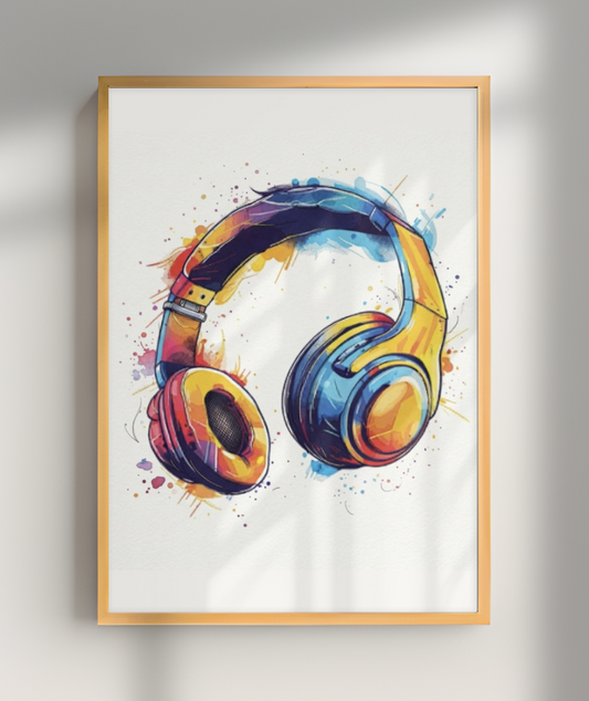 Fone video game (colorido)