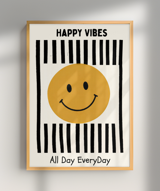 Happy Vibes smile (listras)