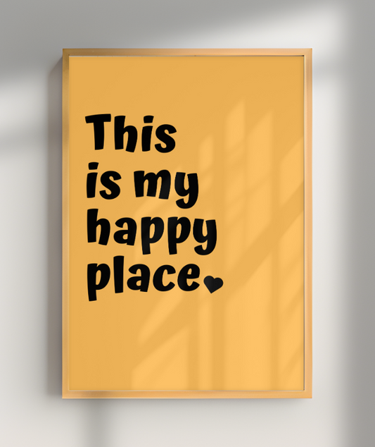 This is my happy place (amarelo)