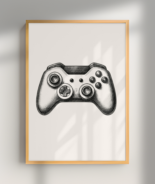 Video Game (preto e branco)