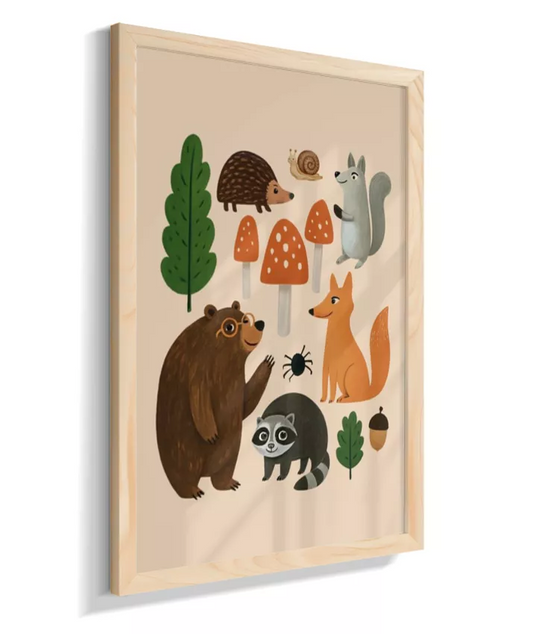 Animais do bosque/floresta