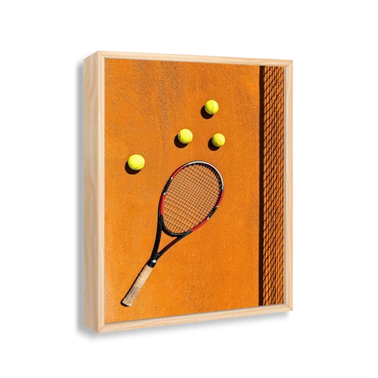Quadra de tenis com rede