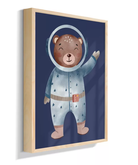 Urso astronauta (azul)