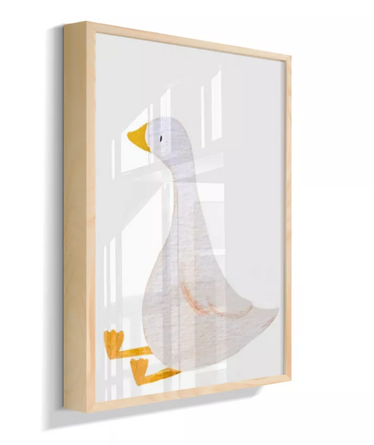 Pato Sentado (fundo branco)