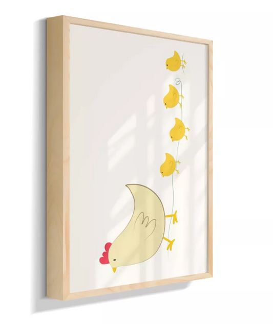 Galinha com pintinhos