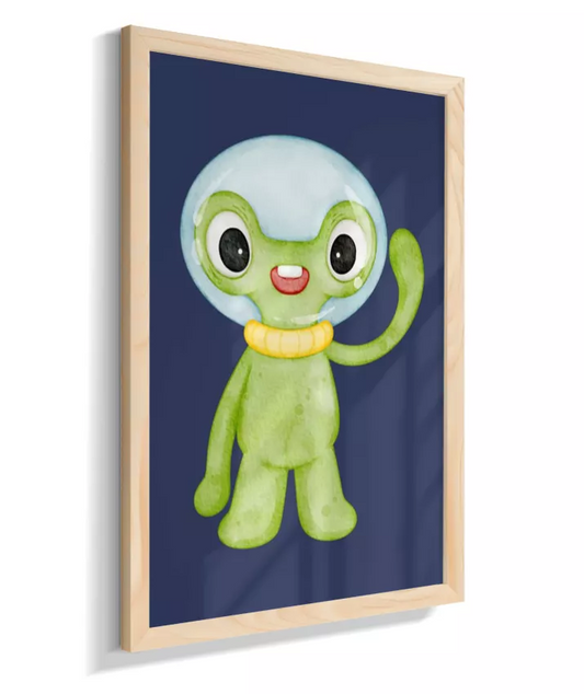 ET verde (fundo azul)