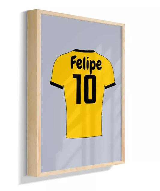 Camisa 10 personalizada (azul cinza)