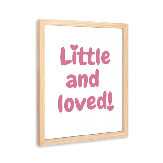 Little and loved! (branco e rosa)