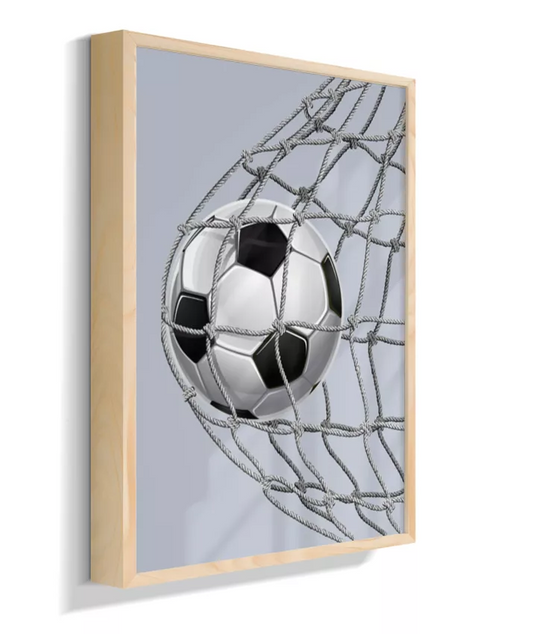 Bola na rede (azul cinza)