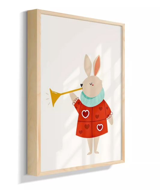 Coelho com corneta (Alice)