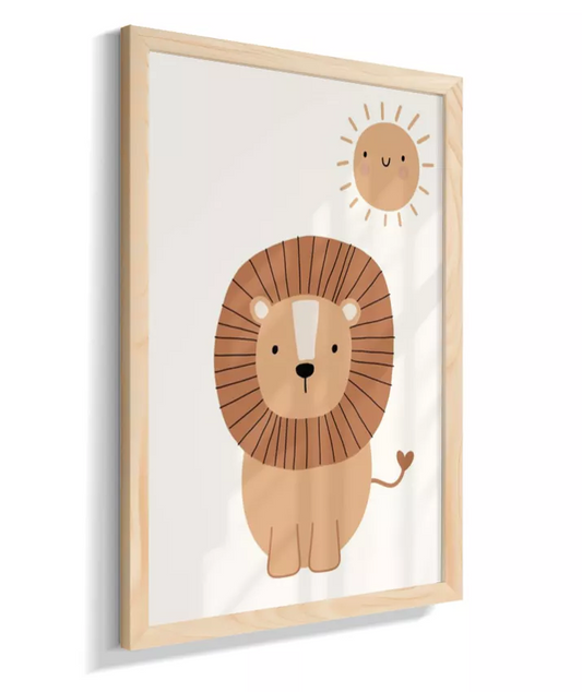 Leão com sol (boho)