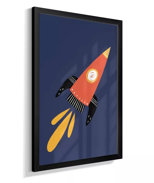 Foguete Laranja (azul)