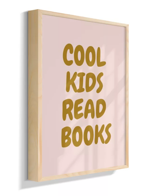 Cool kids read books (rosa)