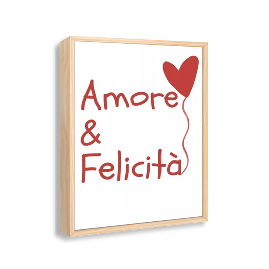 Amore &amp; Felicità (vermelho)