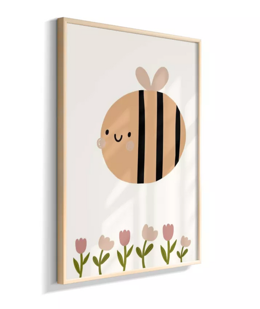 Abelha no jardim (boho)