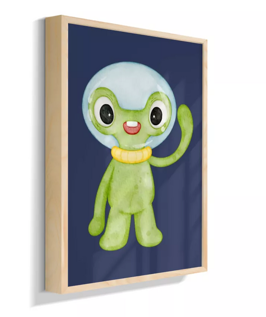 ET verde (fundo azul)