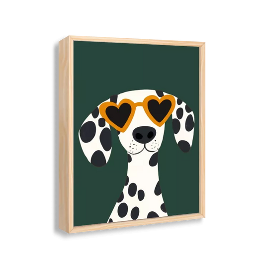 Dálmata com óculos