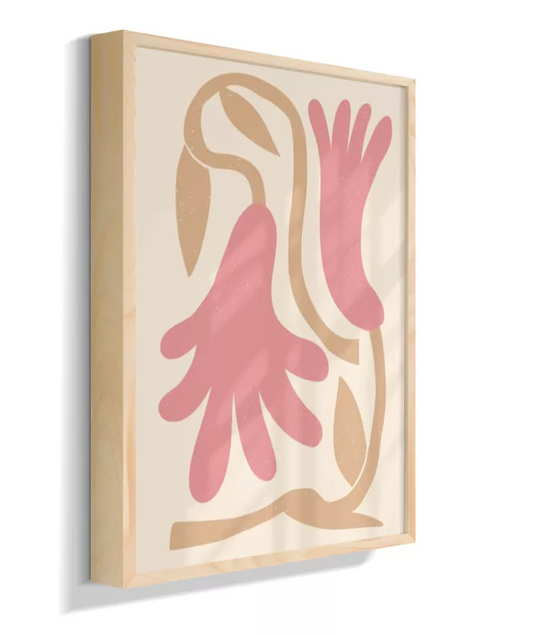 Flores abstratas boho