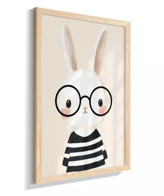 Coelhinha com óculos