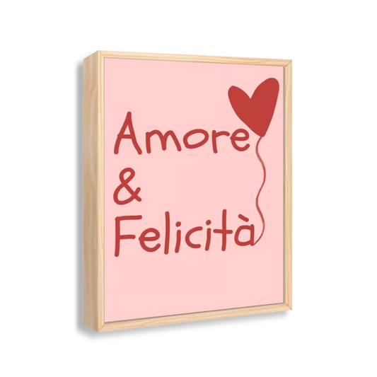 Amore &amp; Felicità (rose e vermelho)